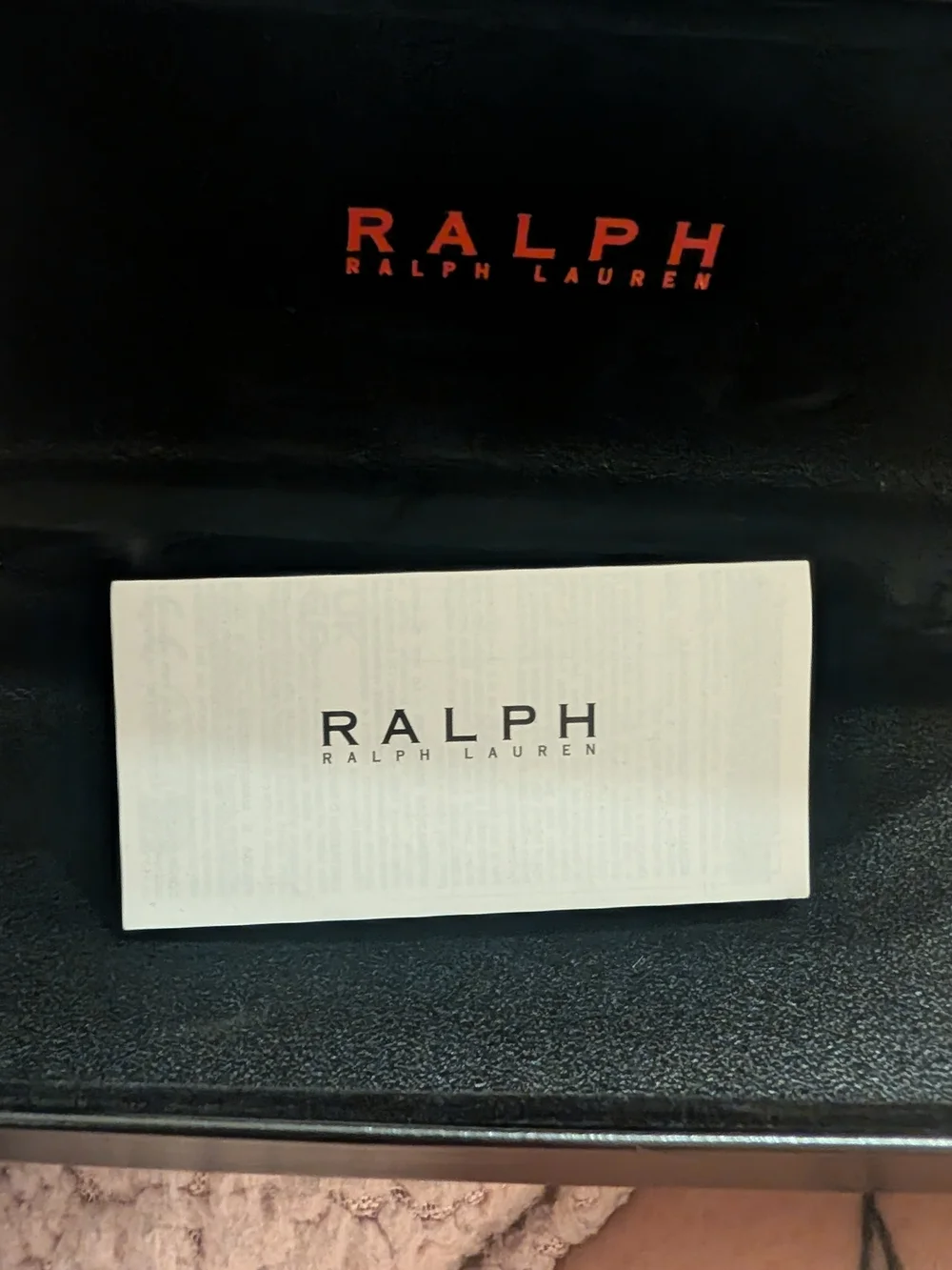 Ralph Lauren Shiny Striped Purple Sunglasses